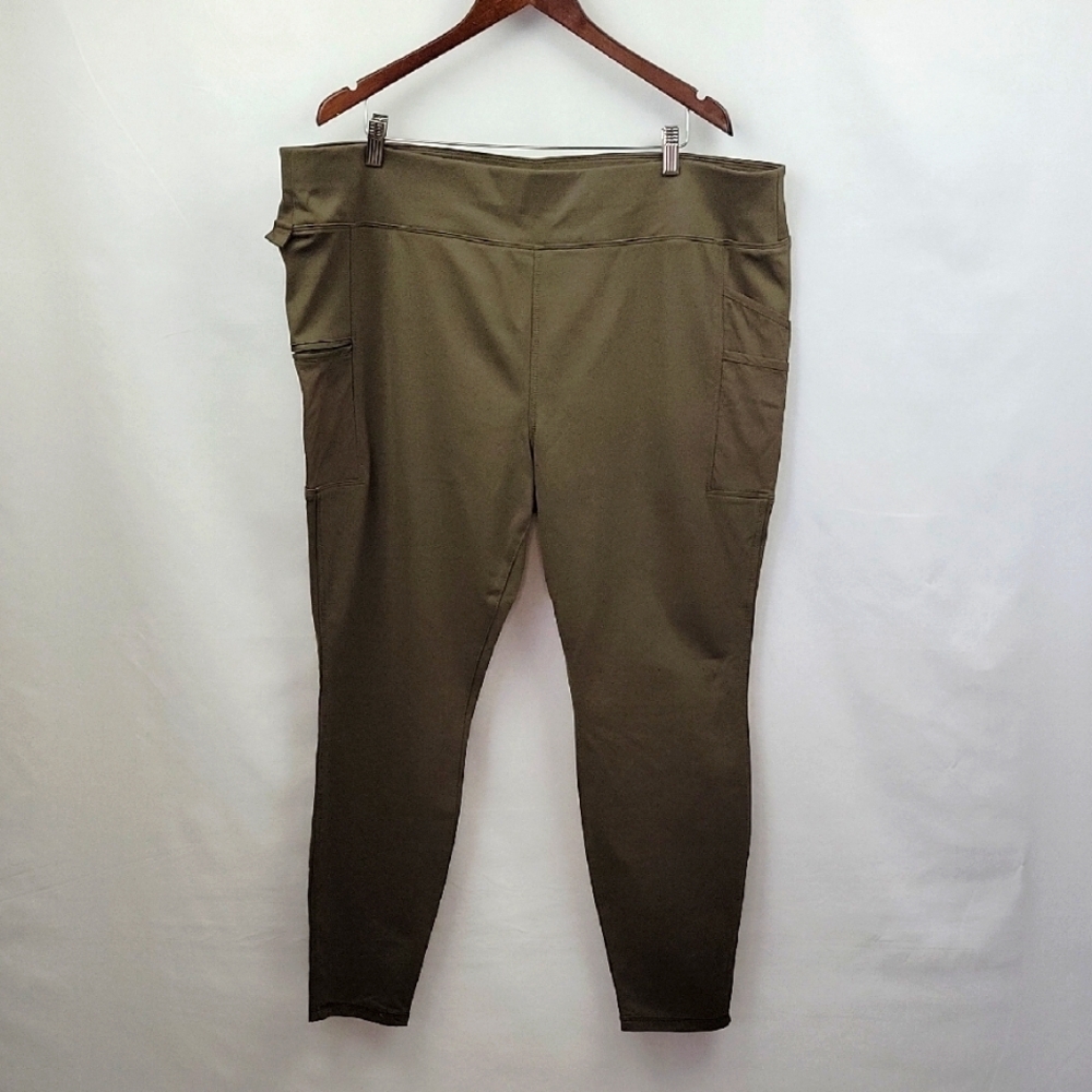 Carhartt Fitted Workwear Leggings Olive Green Size 2X